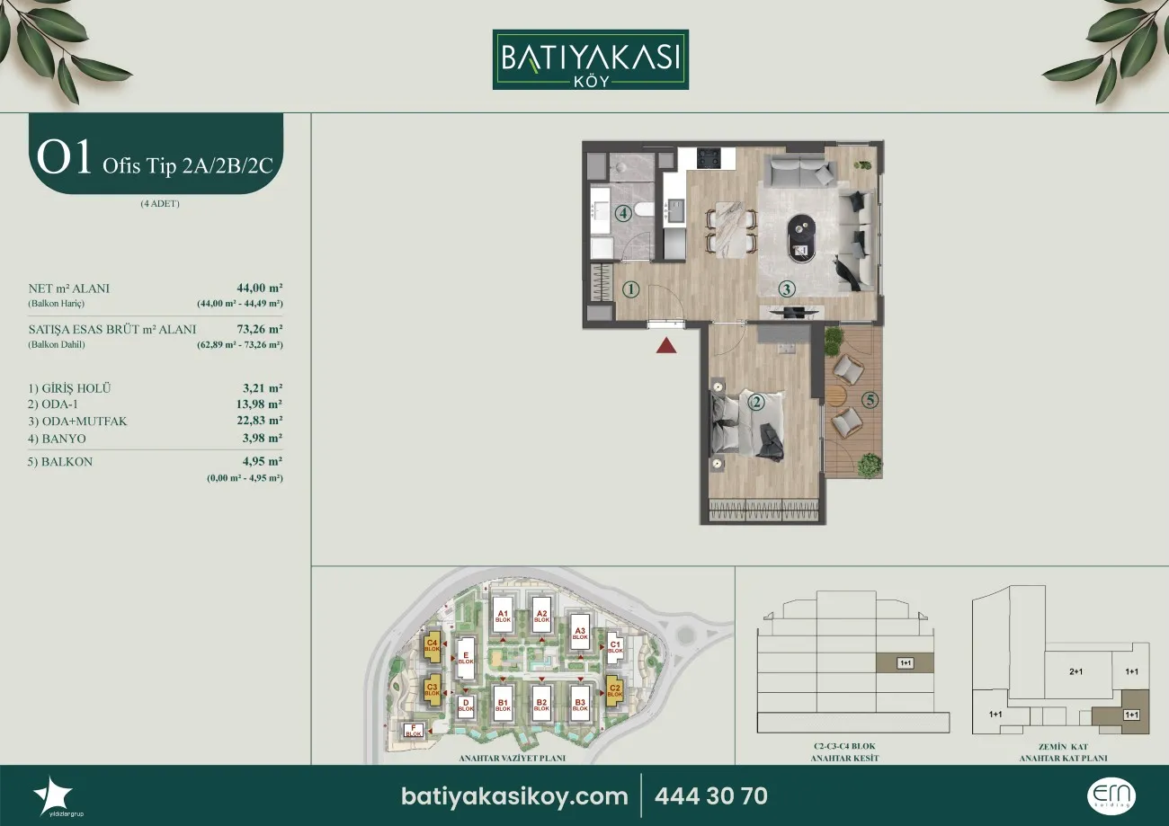 01 Ofis Tip 2A/2B/2C