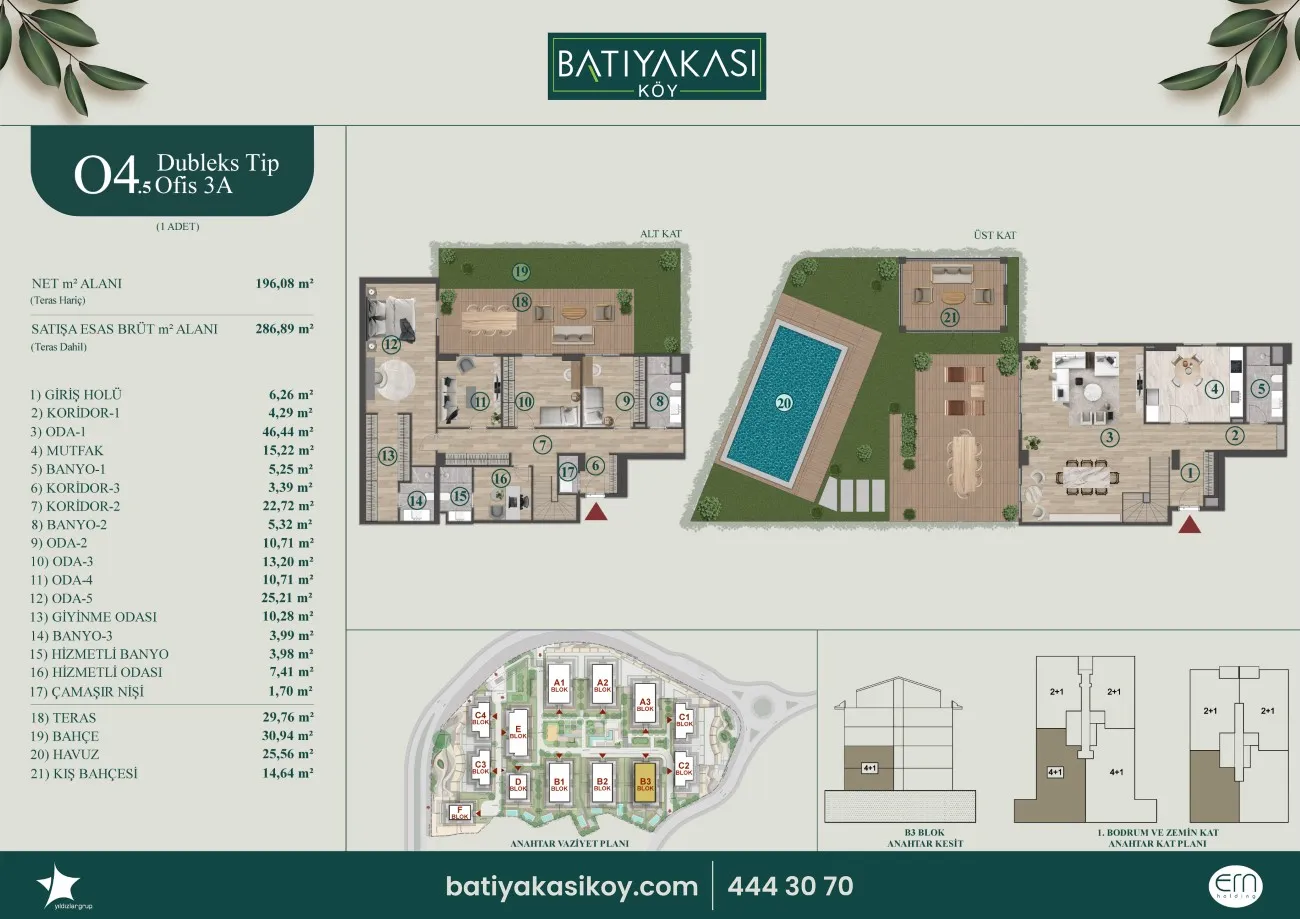 04.5 Dubleks Ofis Tip 3A